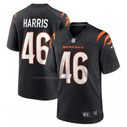 Camiseta NFL Game Cincinnati Bengals Clark Harris Negro