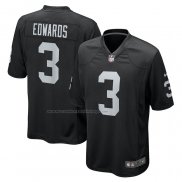 Camiseta NFL Game Las Vegas Raiders Bryan Edwards Negro