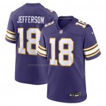 Camiseta NFL Game Minnesota Vikings Justin Jefferson Classic Violeta