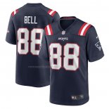 Camiseta NFL Game New England Patriots Jaheim Bell Negro1