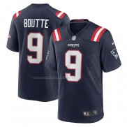 Camiseta NFL Game New England Patriots Kayshon Boutte Negro