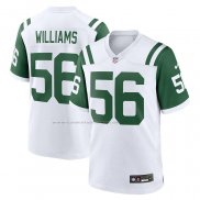 Camiseta NFL Game New York Jets Quincy Williams Alterno Blanco