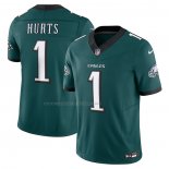 Camiseta NFL Limited Philadelphia Eagles Jalen Hurts Vapor F.U.S.E. Blanco2