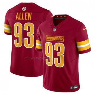 Camiseta NFL Limited Washington Commanders Jonathan Allen Vapor F.U.S.E. Rojo