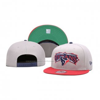 Gorra Houston Texans Adjustable 9FIFTY Blanco Naranja