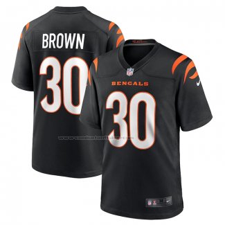 Camiseta NFL Game Cincinnati Bengals Chase Brown Negro