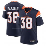 Camiseta NFL Game Denver Broncos Jaleel McLaughlin Alterno Negro