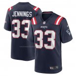 Camiseta NFL Game New England Patriots Anfernee Jennings 33 Azul