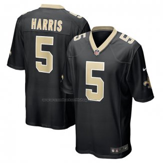 Camiseta NFL Game New Orleans Saints Will Harris Negro