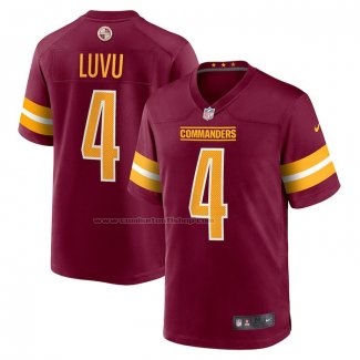 Camiseta NFL Game Washington Commanders Frankie Luvu Rojo