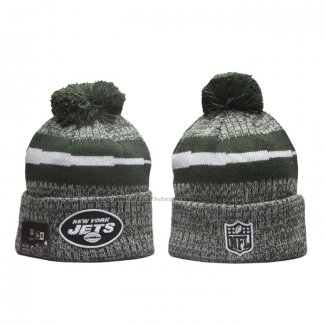 Gorro Beanie New York Jets New Era Gris Verde