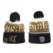 Gorro Beanie Pittsburgh Steelers New Era Negro Blanco