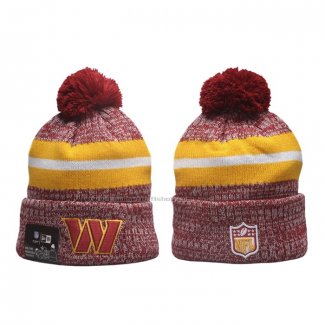 Gorro Beanie Washington Commanders New Era Sideline Rojo