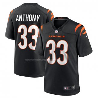 Camiseta NFL Game Cincinnati Bengals Daijahn Anthony Negro