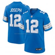 Camiseta NFL Game Detroit Lions Brandon Joseph Azul Blanco