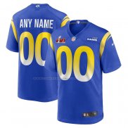 Camiseta NFL Game Los Angeles Rams Personalizada Super Bowl LVI Azul