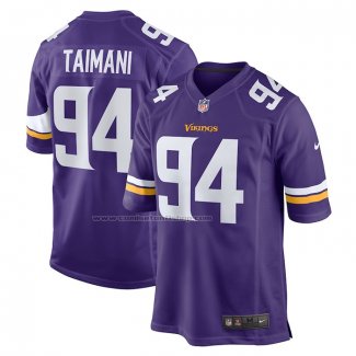 Camiseta NFL Game Minnesota Vikings Taki Taimani Violeta