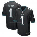 Camiseta NFL Game Philadelphia Eagles Jalen Hurts Negro