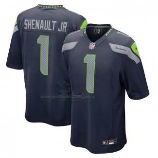 Camiseta NFL Game Seattle Seahawks Laviska Shenault Jr. Azul