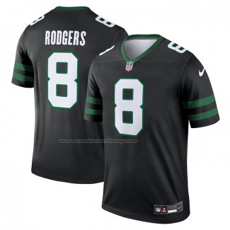 Camiseta NFL Legend New York Jets Aaron Rodgers Alterno Negro2