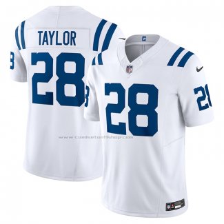 Camiseta NFL Limited Indianapolis Colts Jonathan Taylor Vapor F.U.S.E. Blanco