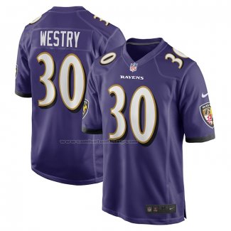 Camiseta NFL Game Baltimore Ravens Chris Westry Violeta