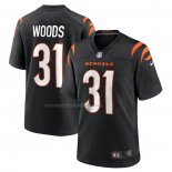 Camiseta NFL Game Cincinnati Bengals Ickey Woods Retired Negro