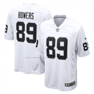 Camiseta NFL Game Las Vegas Raiders Brock Bowers Blanco