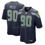 Camiseta NFL Game Seattle Seahawks Jarran Reed Azul