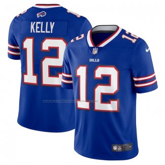 Camiseta NFL Limited Buffalo Bills Jim Kelly 90s Throwback Retired Azul