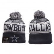 Gorro Beanie Dallas Cowboys New Era Azul Marino Gris