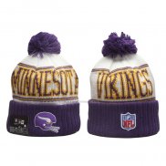 Gorro Beanie Minnesota Vikings Sideline Violeta Blanco