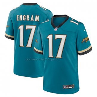 Camiseta NFL Game Jacksonville Jaguars Evan Engram Prowler Throwback Verde