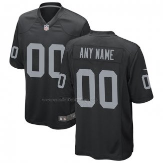 Camiseta NFL Game Las Vegas Raiders Personalizada Negro