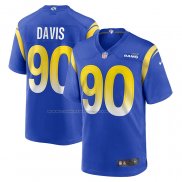 Camiseta NFL Game Los Angeles Rams Tyler Davis Azul