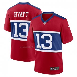 Camiseta NFL Game New York Giants Jalin Hyatt Alterno Rojo