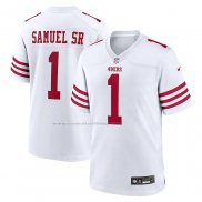 Camiseta NFL Game San Francisco 49ers Deebo Samuel Sr Blanco