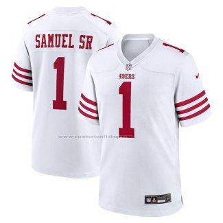 Camiseta NFL Game San Francisco 49ers Deebo Samuel Sr Blanco