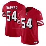 Camiseta NFL Limited San Francisco 49ers Fred Warner Vapor F.U.S.E. Rojo