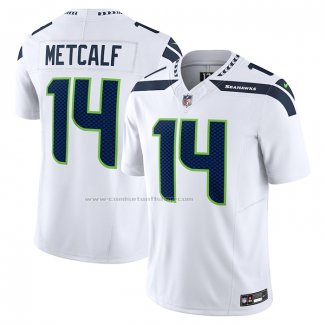 Camiseta NFL Limited Seattle Seahawks DK Metcalf Vapor F.U.S.E. Blanco