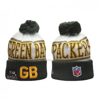 Gorro Beanie Green Bay Packers New Era Verde Blanco