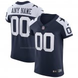 Camiseta NFL Elite Dallas Cowboys Personalizada Alterno Vapor Azul