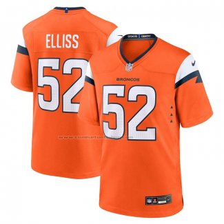 Camiseta NFL Game Denver Broncos Jonah Elliss Naranja