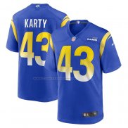 Camiseta NFL Game Los Angeles Rams Joshua Karty Azul