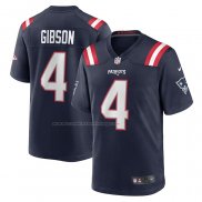 Camiseta NFL Game New England Patriots Antonio Gibson Negro