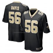 Camiseta NFL Game New Orleans Saints Demario Davis Negro1