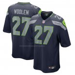 Camiseta NFL Game Seattle Seahawks Riq Woolen Azul