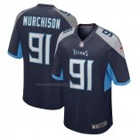 Camiseta NFL Game Tennessee Titans Larrell Murchison Azul