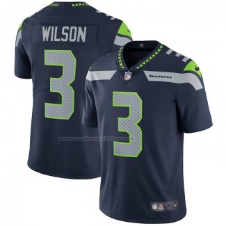 Camiseta NFL Limited Seattle Seahawks Russell Wilson Vapor Untouchable Azul