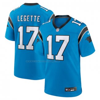 Camiseta NFL Game Carolina Panthers Xavier Legette Alterno Azul